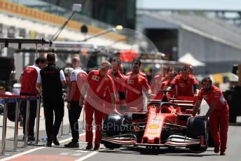 World © Octane Photographic Ltd. Formula 1 – Canadian GP. Scrutineering. Scuderia Ferrari SF90. Circuit de Gilles Villeneuve, Montreal, Canada. Thursday 6th June 2019.