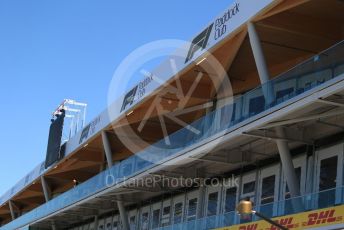 World © Octane Photographic Ltd. Formula 1 – Canadian GP. New Pit complex. McLaren MCL34. Circuit de Gilles Villeneuve, Montreal, Canada. Thursday 6th June 2019.
