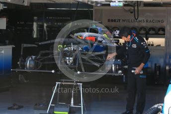 World © Octane Photographic Ltd. Formula 1 – Canadian GP. Pitlane. ROKiT Williams Racing FW 42. Circuit de Gilles Villeneuve, Montreal, Canada. Thursday 6th June 2019.