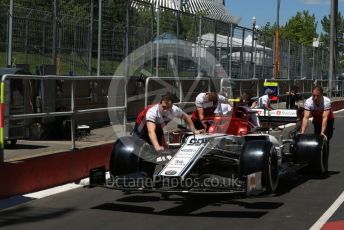 Alfa Romeo Racing C38. Circuit de Gilles Villeneuve, Montreal, Canada. Thursday 6th June 2019.