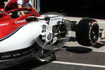 World © Octane Photographic Ltd. Formula 1 – Canadian GP. Scrutineering. Alfa Romeo Racing C38. Circuit de Gilles Villeneuve, Montreal, Canada. Thursday 6th June 2019.