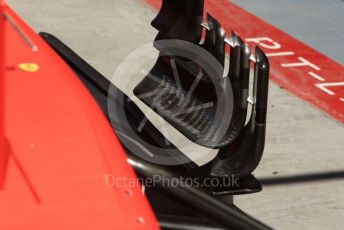 World © Octane Photographic Ltd. Formula 1 – Canadian GP. Scrutineering. Scuderia Ferrari SF90l. Circuit de Gilles Villeneuve, Montreal, Canada. Thursday 6th June 2019.