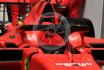 World © Octane Photographic Ltd. Formula 1 – Canadian GP. Scrutineering. Scuderia Ferrari SF90l. Circuit de Gilles Villeneuve, Montreal, Canada. Thursday 6th June 2019.
