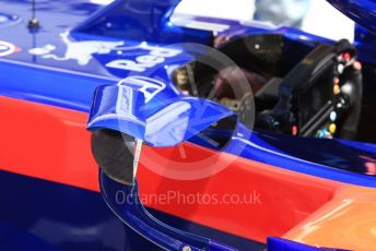 World © Octane Photographic Ltd. Formula 1 – Canadian GP. Scrutineering. Scuderia Toro Rosso STR14t. Circuit de Gilles Villeneuve, Montreal, Canada. Thursday 6th June 2019.