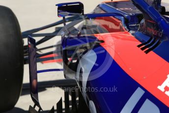 World © Octane Photographic Ltd. Formula 1 – Canadian GP. Scrutineering. Scuderia Toro Rosso STR14t. Circuit de Gilles Villeneuve, Montreal, Canada. Thursday 6th June 2019.