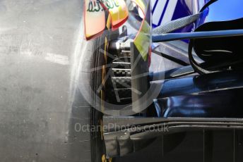 World © Octane Photographic Ltd. Formula 1 – Canadian GP. Scrutineering. Scuderia Toro Rosso STR14t. Circuit de Gilles Villeneuve, Montreal, Canada. Thursday 6th June 2019.