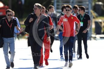 World © Octane Photographic Ltd. Formula 1 – Canadian GP. Paddock. Scuderia Ferrari SF90 – Charles Leclerc. Circuit de Gilles Villeneuve, Montreal, Canada. Saturday 8th June 2019.