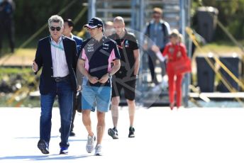 World © Octane Photographic Ltd. Formula 1 – Canadian GP. Paddock. SportPesa Racing Point RP19 - Sergio Perez. Circuit de Gilles Villeneuve, Montreal, Canada. Saturday 8th June 2019.