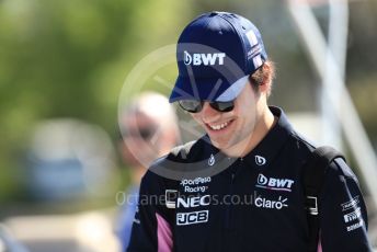 World © Octane Photographic Ltd. Formula 1 – Canadian GP. Paddock. SportPesa Racing Point RP19 – Lance Stroll. Circuit de Gilles Villeneuve, Montreal, Canada. Saturday 8th June 2019.