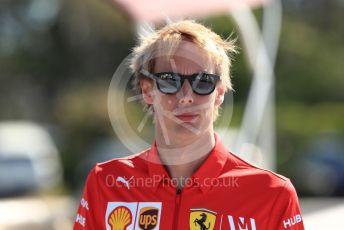 World © Octane Photographic Ltd. Formula 1 - Canadian GP. Paddock. Brendon Hartley – Scuderia Ferrari test and simulator driver. Circuit de Gilles Villeneuve, Montreal, Canada. Saturday 8th June 2019.