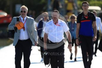 World © Octane Photographic Ltd. Formula 1 - Canadian GP. Paddock. Zak Brown - Executive Director of McLaren Technology Group. Circuit de Gilles Villeneuve, Montreal, Canada. Sunday 9th June 2019.