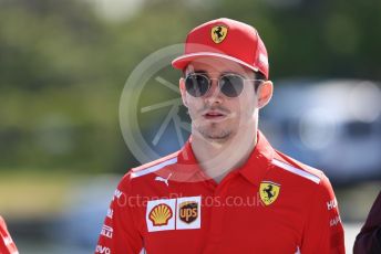 World © Octane Photographic Ltd. Formula 1 – Canadian GP. Paddock. Scuderia Ferrari SF90 – Charles Leclerc. Circuit de Gilles Villeneuve, Montreal, Canada. Sunday 9th June 2019.