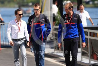 World © Octane Photographic Ltd. Formula 1 – Canadian GP. Paddock. Scuderia Toro Rosso STR14 – Daniil Kvyat. Circuit de Gilles Villeneuve, Montreal, Canada. Sunday 9th June 2019.