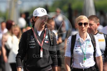 World © Octane Photographic Ltd. Formula 1 – Canadian GP. Paddock. Mercedes AMG Petronas Motorsport AMG F1 simulator and development driver- Esteban Gutierrez. Circuit de Gilles Villeneuve, Montreal, Canada. Sunday 9th June 2019.