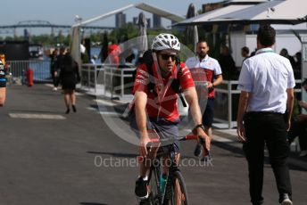 World © Octane Photographic Ltd. Formula 1 – Canadian GP. Paddock. Scuderia Ferrari SF90 – Sebastian Vettel. Circuit de Gilles Villeneuve, Montreal, Canada. Sunday 9th June 2019.