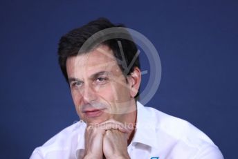 World © Octane Photographic Ltd. Formula 1 - Canadian GP – Friday FIA Team Press Conference. Toto Wolff - Executive Director & Head of Mercedes - Benz Motorsport. Circuit de Gilles Villeneuve, Montreal, Canada. Friday 7th June 2019.