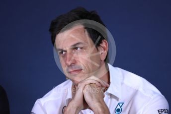 World © Octane Photographic Ltd. Formula 1 - Canadian GP – Friday FIA Team Press Conference. Toto Wolff - Executive Director & Head of Mercedes - Benz Motorsport. Circuit de Gilles Villeneuve, Montreal, Canada. Friday 7th June 2019.