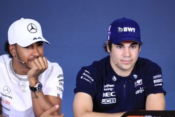World © Octane Photographic Ltd. Formula 1 – Canadian GP. FIA Drivers Press Conference. Mercedes AMG Petronas Motorsport AMG F1 W10 EQ Power+ - Lewis Hamilton and SportPesa Racing Point RP19 – Lance Stroll. Circuit de Gilles Villeneuve, Montreal, Canada. Thursday 6th June 2019.