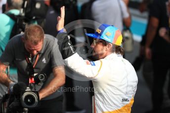 World © Octane Photographic Ltd. Formula 1 – Abu Dhabi GP - Class of 2018. McLaren MCL33 – Fernando Alonso. Yas Marina Circuit, Abu Dhabi. Sunday 25th November 2018.