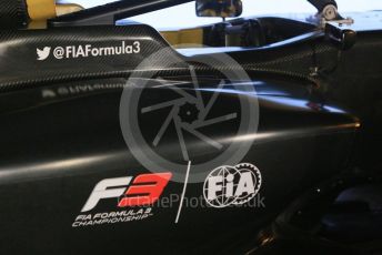 World © Octane Photographic Ltd. Formula 1 – Abu Dhabi GP - Paddock. 2019 FIA F3 car lauch. Yas Marina Circuit, Abu Dhabi. Thursday 22nd November 2018.