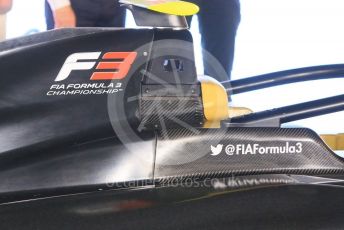 World © Octane Photographic Ltd. Formula 1 – Abu Dhabi GP - Paddock. 2019 FIA F3 car lauch. Yas Marina Circuit, Abu Dhabi. Thursday 22nd November 2018.