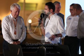 World © Octane Photographic Ltd. Formula 1 –  Abu Dhabi GP - Paddock. 2019 FIA F3 car lauch. Yas Marina Circuit, Abu Dhabi. Thursday 22nd November 2018.