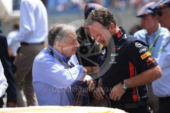 World © Octane Photographic Ltd. Formula 1 – French GP. Drivers Parade. Sir Jackie Stewart 80th Birthday celebrations, Jean Todt – President of FIA. . Paul Ricard Circuit, La Castellet, France. Sunday 23rd June 2019.