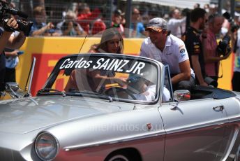 World © Octane Photographic Ltd. Formula 1 – French GP. Drivers Parade. McLaren MCL34 – Carlos Sainz. Paul Ricard Circuit, La Castellet, France. Sunday 23rd June 2019.