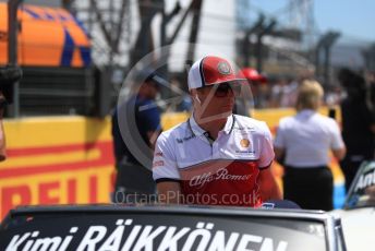 World © Octane Photographic Ltd. Formula 1 – French GP. Drivers Parade. Alfa Romeo Racing C38 – Kimi Raikkonen. Paul Ricard Circuit, La Castellet, France. Sunday 23rd June 2019.