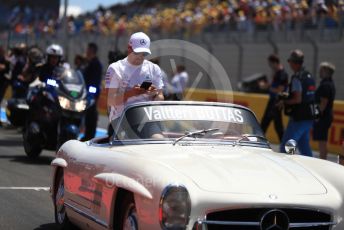 World © Octane Photographic Ltd. Formula 1 – French GP. Drivers Parade. Mercedes AMG Petronas Motorsport AMG F1 W10 EQ Power+ - Valtteri Bottas. Paul Ricard Circuit, La Castellet, France. Sunday 23rd June 2019
