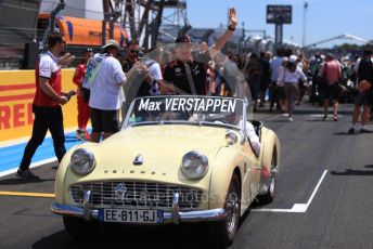 World © Octane Photographic Ltd. Formula 1 – French GP. Drivers Parade. Aston Martin Red Bull Racing RB15 – Max Verstappen. Paul Ricard Circuit, La Castellet, France. Sunday 23rd June 2019.