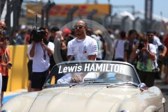 World © Octane Photographic Ltd. Formula 1 – French GP. Drivers Parade. Mercedes AMG Petronas Motorsport AMG F1 W10 EQ Power+ - Lewis Hamilton. Paul Ricard Circuit, La Castellet, France. Sunday 23rd June 2019.