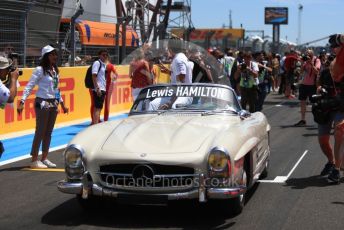World © Octane Photographic Ltd. Formula 1 – French GP. Drivers Parade. Mercedes AMG Petronas Motorsport AMG F1 W10 EQ Power+ - Lewis Hamilton. Paul Ricard Circuit, La Castellet, France. Sunday 23rd June 2019.