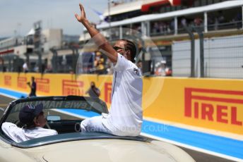 World © Octane Photographic Ltd. Formula 1 – French GP. Drivers Parade. Mercedes AMG Petronas Motorsport AMG F1 W10 EQ Power+ - Lewis Hamilton. Paul Ricard Circuit, La Castellet, France. Sunday 23rd June 2019.