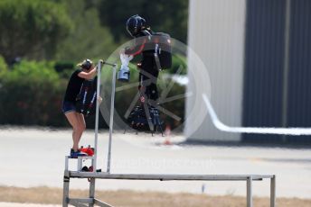 World © Octane Photographic Ltd. Formula 1 – French GP. Grid. Atmosphere - Hover man. Paul Ricard Circuit, La Castellet, France. Sunday 23rd June 2019.