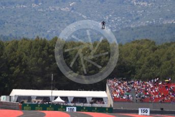 World © Octane Photographic Ltd. Formula 1 – French GP. Grid. Atmosphere - Hover man. Paul Ricard Circuit, La Castellet, France. Sunday 23rd June 2019.