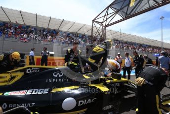 World © Octane Photographic Ltd. Formula 1 – French GP. Grid. Renault Sport F1 Team RS19 – Nico Hulkenberg. Paul Ricard Circuit, La Castellet, France. Sunday 23rd June 2019.
