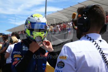 World © Octane Photographic Ltd. Formula 1 – French GP. Grid. McLaren MCL34 – Lando Norris. Paul Ricard Circuit, La Castellet, France. Sunday 23rd June 2019.