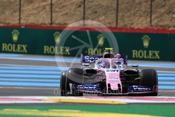 World © Octane Photographic Ltd. Formula 1 – French GP. Practice 1. SportPesa Racing Point RP19 – Lance Stroll. Paul Ricard Circuit, La Castellet, France. Friday 21st June 2019.