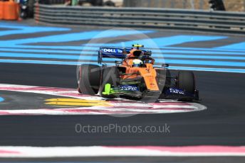 World © Octane Photographic Ltd. Formula 1 – French GP. Practice 1. McLaren MCL34 – Lando Norris. Paul Ricard Circuit, La Castellet, France. Friday 21st June 2019.