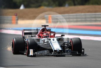 World © Octane Photographic Ltd. Formula 1 – French GP. Qualifying. Alfa Romeo Racing C38 – Kimi Raikkonen. Paul Ricard Circuit, La Castellet, France. Saturday 22nd June 2019.