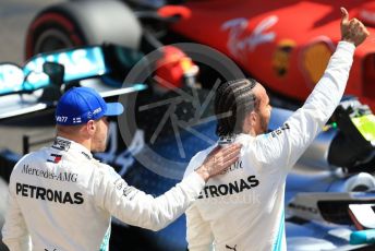 World © Octane Photographic Ltd. Formula 1 – French GP. Qualifying. Mercedes AMG Petronas Motorsport AMG F1 W10 EQ Power+ - Lewis Hamilton and Valtteri Bottas. Paul Ricard Circuit, La Castellet, France. Saturday 22nd June 2019.