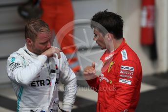 World © Octane Photographic Ltd. Formula 1 – French GP. Podium. Mercedes AMG Petronas Motorsport AMG F1 W10 EQ Power+ - Valtteri Bottas and Scuderia Ferrari SF90 – Charles Leclerc. Paul Ricard Circuit, La Castellet, France. Sunday 23rd June 2019.