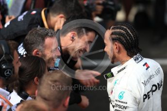 World © Octane Photographic Ltd. Formula 1 – French GP. Podium. Mercedes AMG Petronas Motorsport AMG F1 W10 EQ Power+ - Lewis Hamilton. Paul Ricard Circuit, La Castellet, France. Sunday 23rd June 2019.