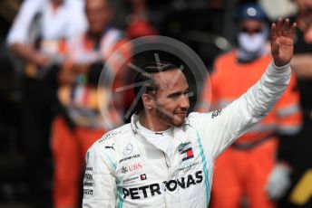 World © Octane Photographic Ltd. Formula 1 – French GP. Podium. Mercedes AMG Petronas Motorsport AMG F1 W10 EQ Power+ - Lewis Hamilton. Paul Ricard Circuit, La Castellet, France. Sunday 23rd June 2019.