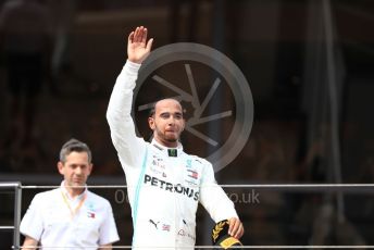 World © Octane Photographic Ltd. Formula 1 – French GP. Podium. Mercedes AMG Petronas Motorsport AMG F1 W10 EQ Power+ - Lewis Hamilton. Paul Ricard Circuit, La Castellet, France. Sunday 23rd June 2019.