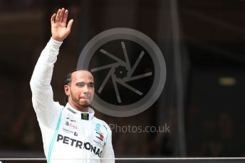 World © Octane Photographic Ltd. Formula 1 – French GP. Podium. Mercedes AMG Petronas Motorsport AMG F1 W10 EQ Power+ - Lewis Hamilton. Paul Ricard Circuit, La Castellet, France. Sunday 23rd June 2019.