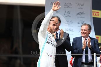 World © Octane Photographic Ltd. Formula 1 – French GP. Podium. Mercedes AMG Petronas Motorsport AMG F1 W10 EQ Power+ - Lewis Hamilton. Paul Ricard Circuit, La Castellet, France. Sunday 23rd June 2019.