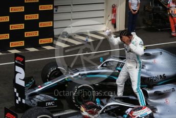 World © Octane Photographic Ltd. Formula 1 – French GP. Podium. Mercedes AMG Petronas Motorsport AMG F1 W10 EQ Power+ - Lewis Hamilton. Paul Ricard Circuit, La Castellet, France. Sunday 23rd June 2019.