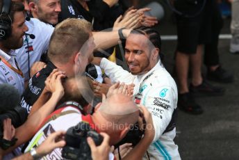 World © Octane Photographic Ltd. Formula 1 – French GP. Podium. Mercedes AMG Petronas Motorsport AMG F1 W10 EQ Power+ - Lewis Hamilton. Paul Ricard Circuit, La Castellet, France. Sunday 23rd June 2019.